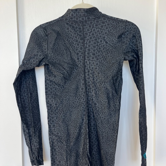 SlipIns Front Zippered Diveskin - Black Turtle Sz M - Picture 6 of 8